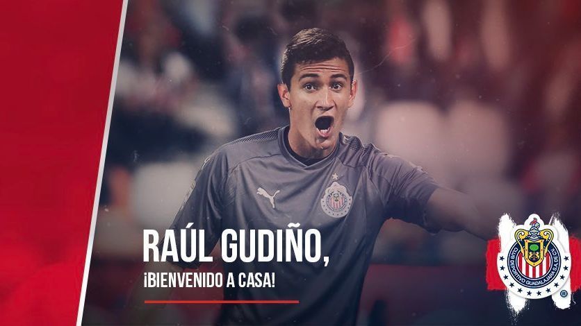 Chivas anuncia a Gudiño como nuevo refuerzo