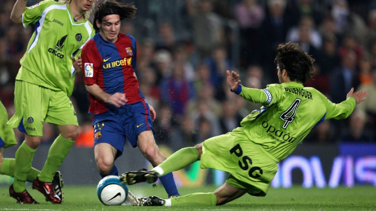 Messi: Su gol a lo Maradona frente al Getafe cumple 17 años - ESPN