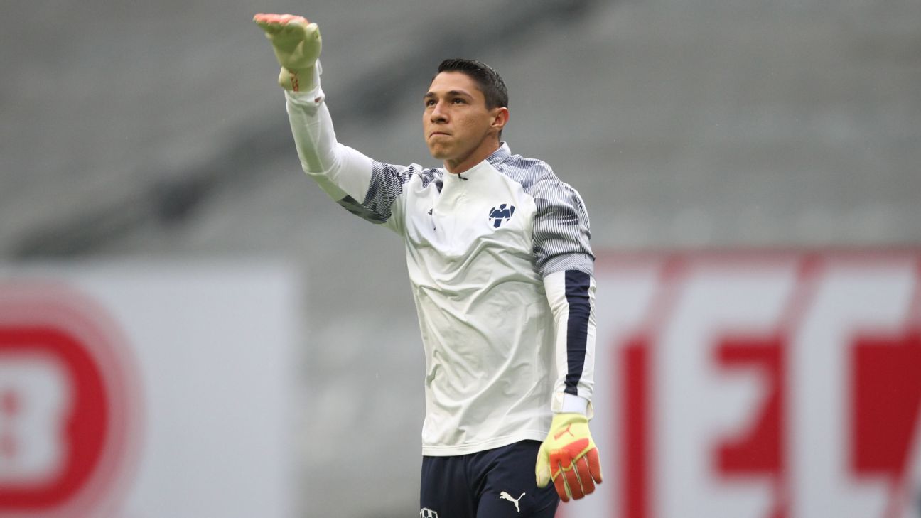 Hugo González, portero de Rayados, dio negativo en prueba por COVID-19