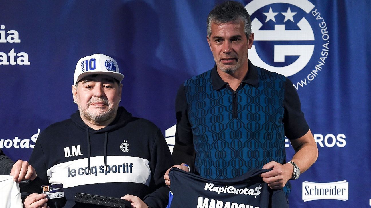 Buena noticia para Diego Maradona: Gabriel Pellegrino seguirá como presidente de Gimnasia LP