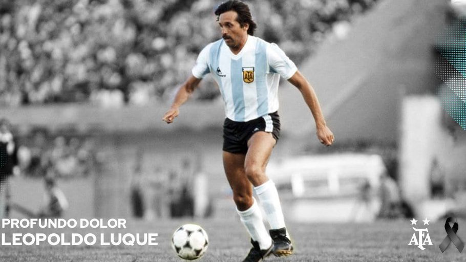 Los mensajes del fútbol argentino por la muerte de Leopoldo Jacinto Luque