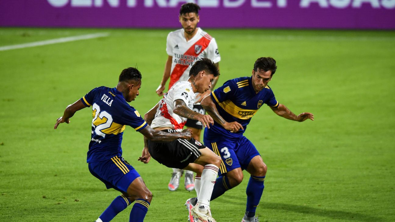 Sin Borré y con el regreso de Cardona: Los colombianos se alistan para disputar el Superclásico entre Boca y River