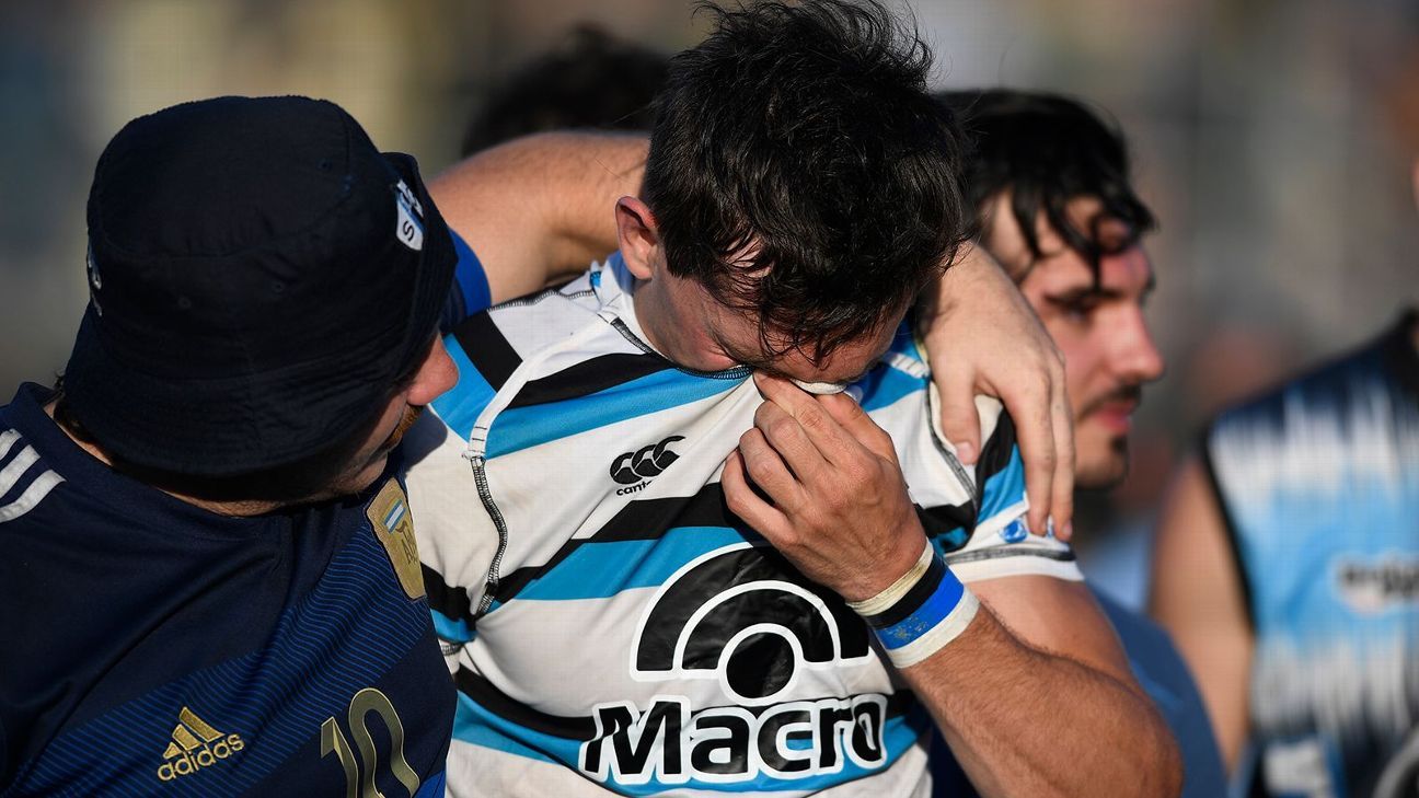 La celebracin del CUBA campen del URBA Top 12!