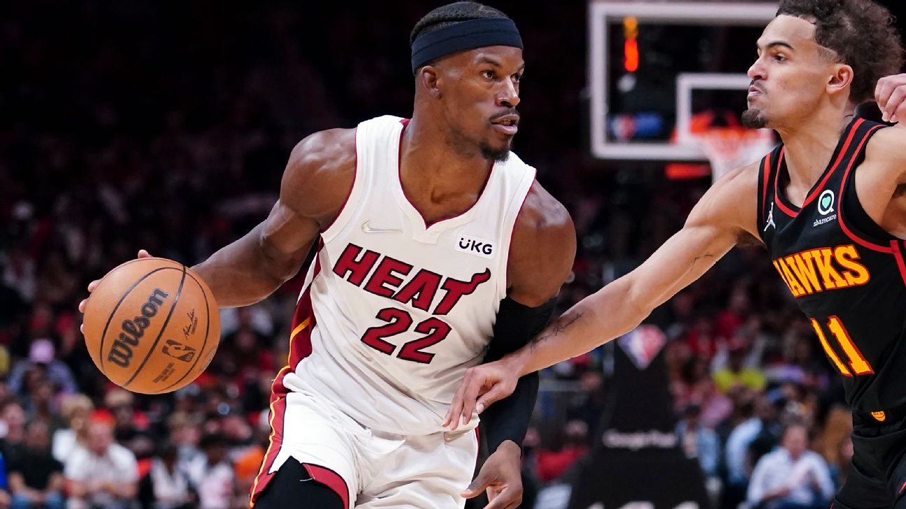 Miami Heat rule out Jimmy Butler for Game 5 vs. Atlanta Hawks with right knee inflammation
