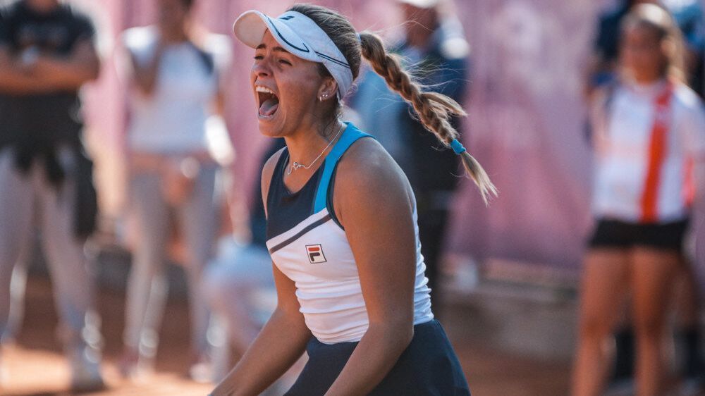 Luciana Moyano, figure in the South American Youth Games.