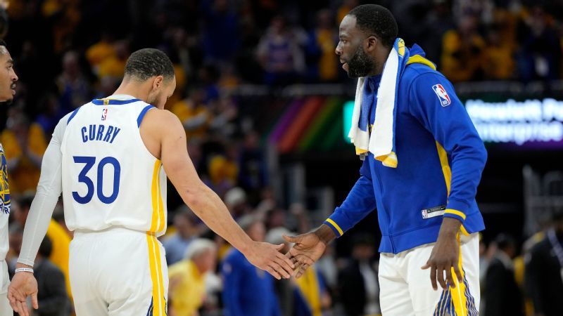 Stephen Curry, Draymond Green, fuera para último juego antes del play-in - ESPN