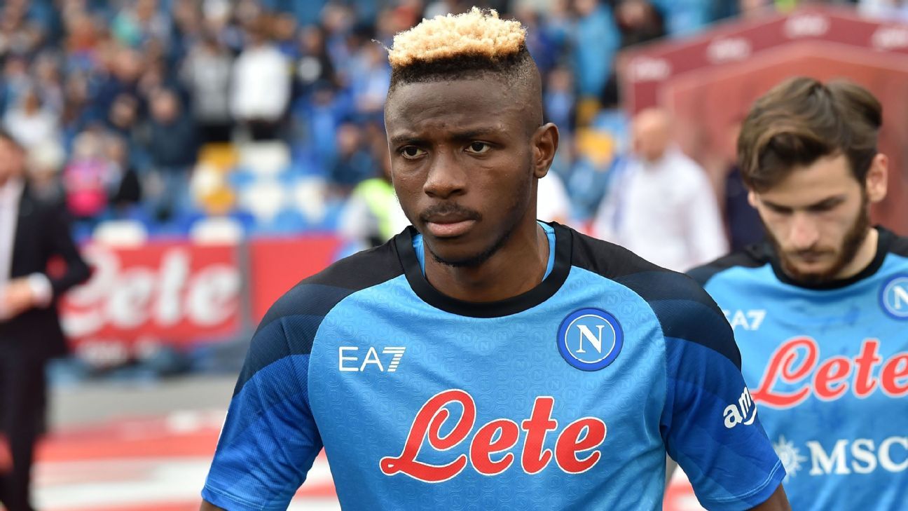 Osimhen's agent mulls action against Napoli for mocking video - ESPN