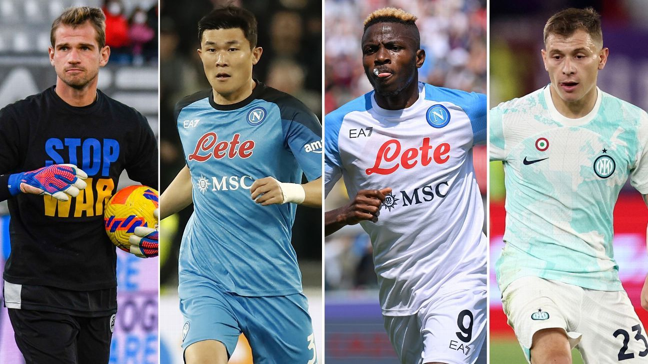Provedel, Kim Min-Jae, Barella y Osimhen los mejores en su líneas en la Serie A - ESPN