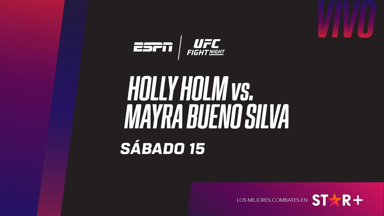 El regreso de Holly Holm acapara la atención del UFC en STAR+ - ESPN
