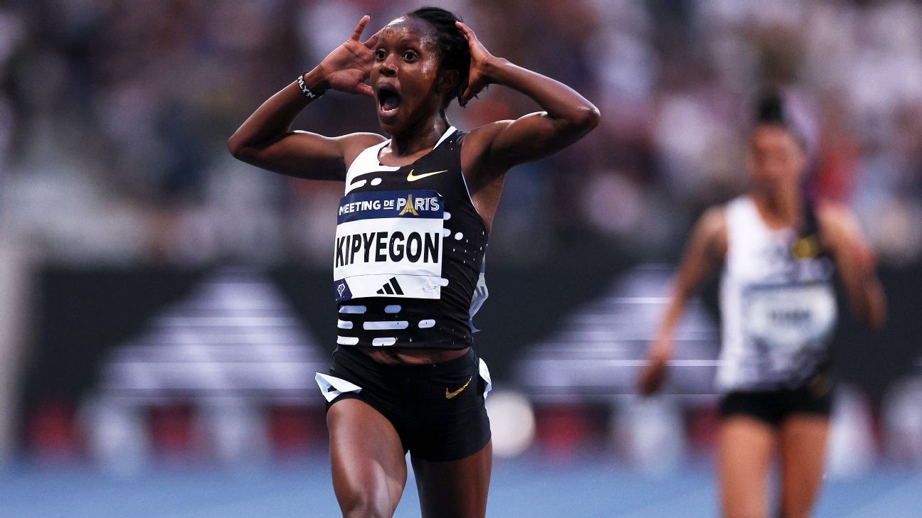 Kenya's Faith Kipyegon shatters women's mile world record - ESPN