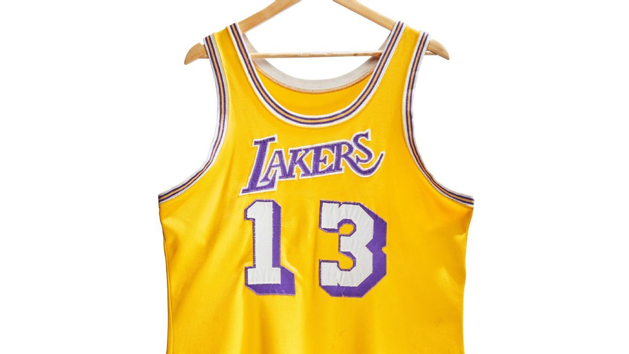 More than $4 million are expected for Wilt Chamberlain's jersey - ESPN.