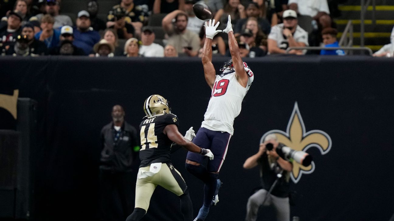 Texans derrotan a Saints en el cierre de la pretemporada de NFL - ESPN