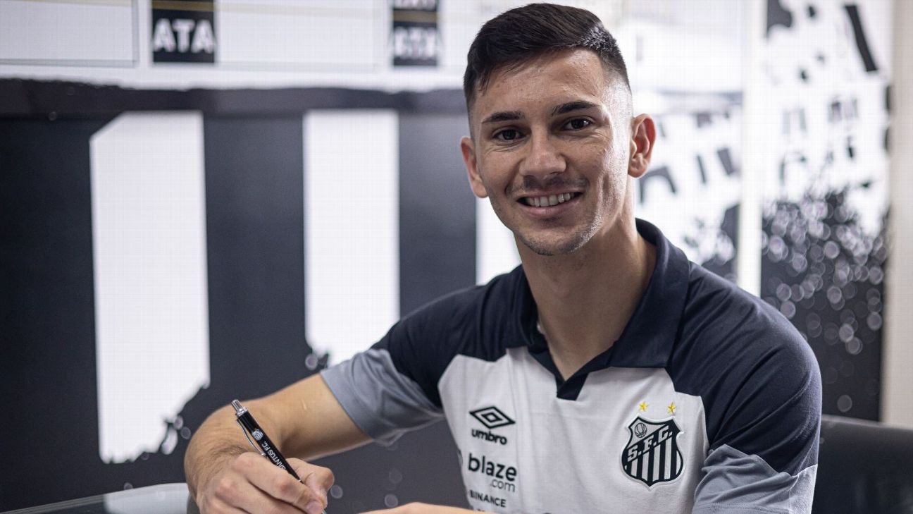 Maximiliano Silvera firmó con el Santos de Brasil - ESPN