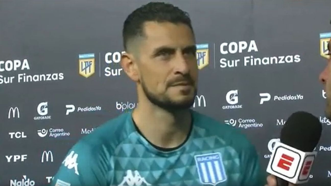 Gabriel Arias habló de los silbidos de los hinchas de Racing - ESPN