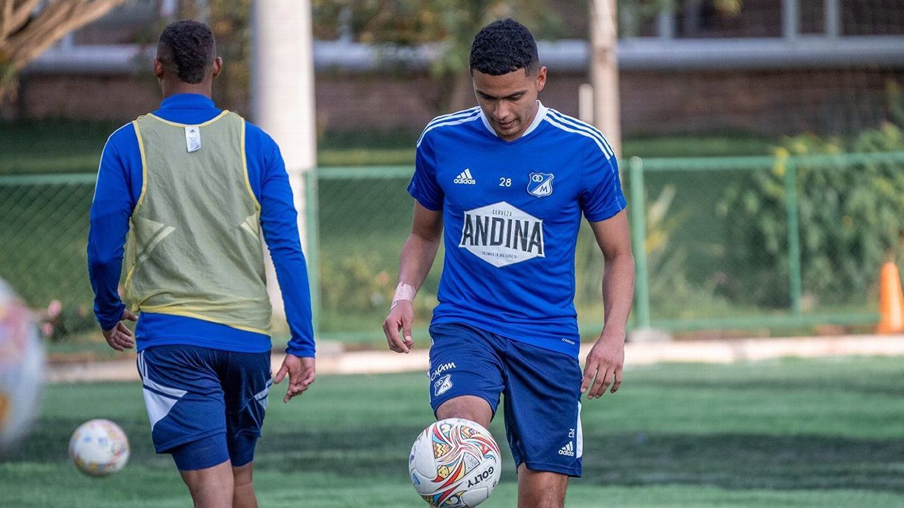 Vega, Perlaza, Uribe y Bertel volvieron a entrenar con Millonarios - ESPN