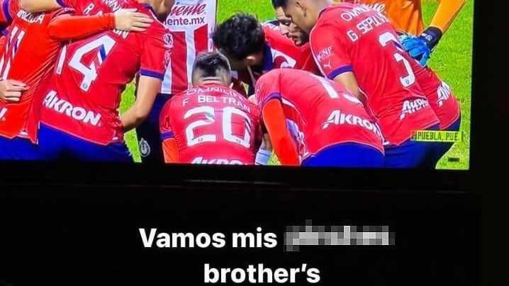 Alexis Vega publica mensaje de apoyo a Chivas ante Puebla - ESPN