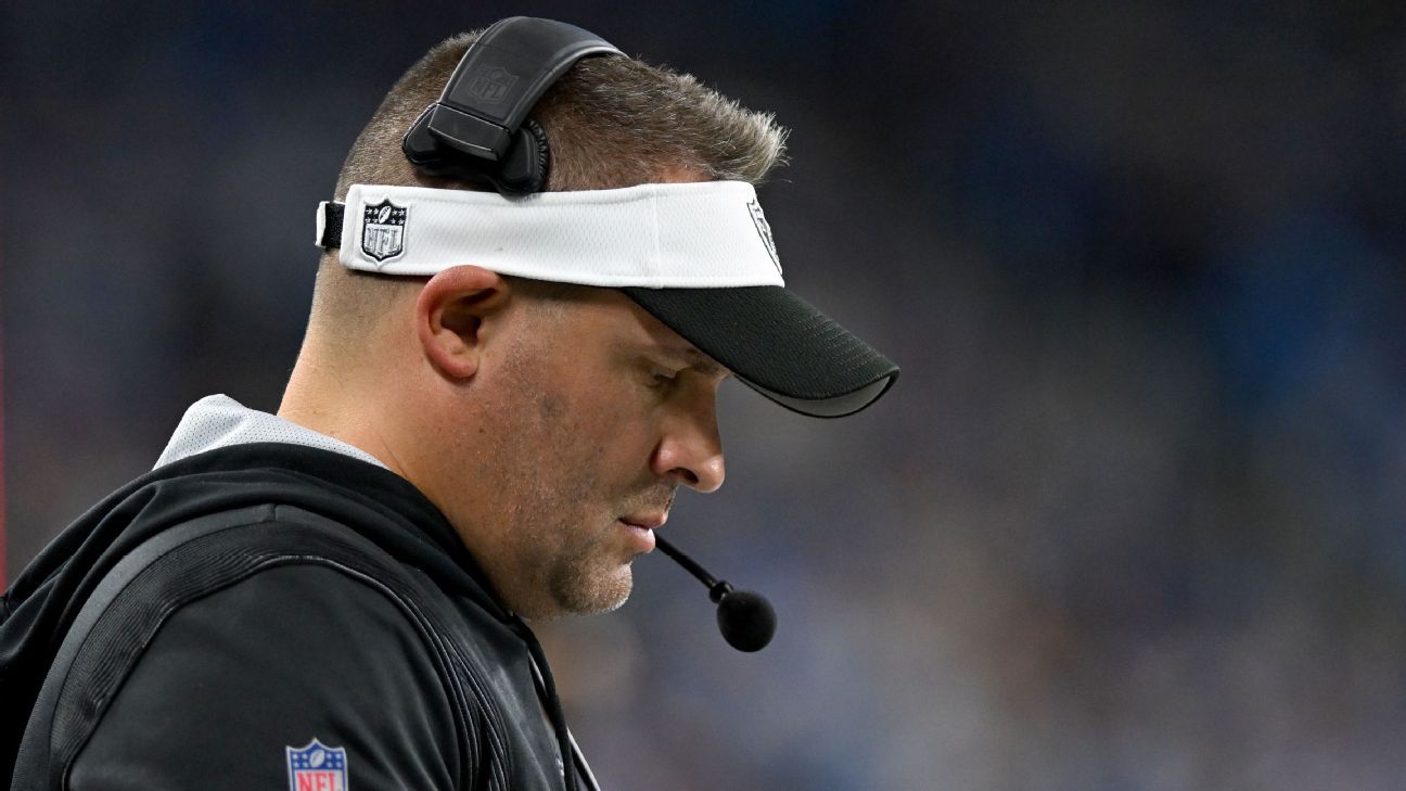 Raiders despiden al entrenador Josh McDaniels y al gerente general Dave Ziegler - ESPN