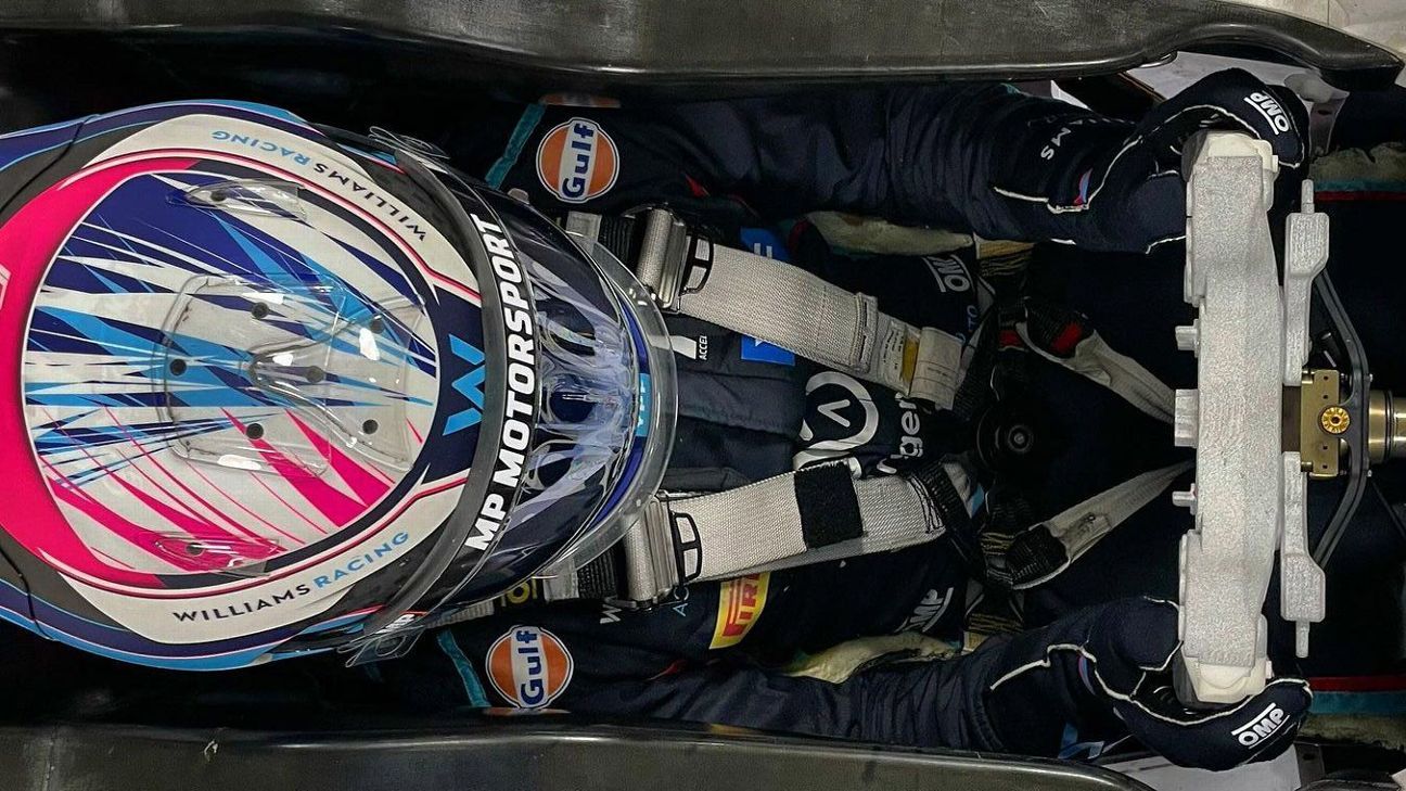 ¡Franco Colapinto ya probó la butaca del Williams para la prueba de Abu Dhabi! - ESPN