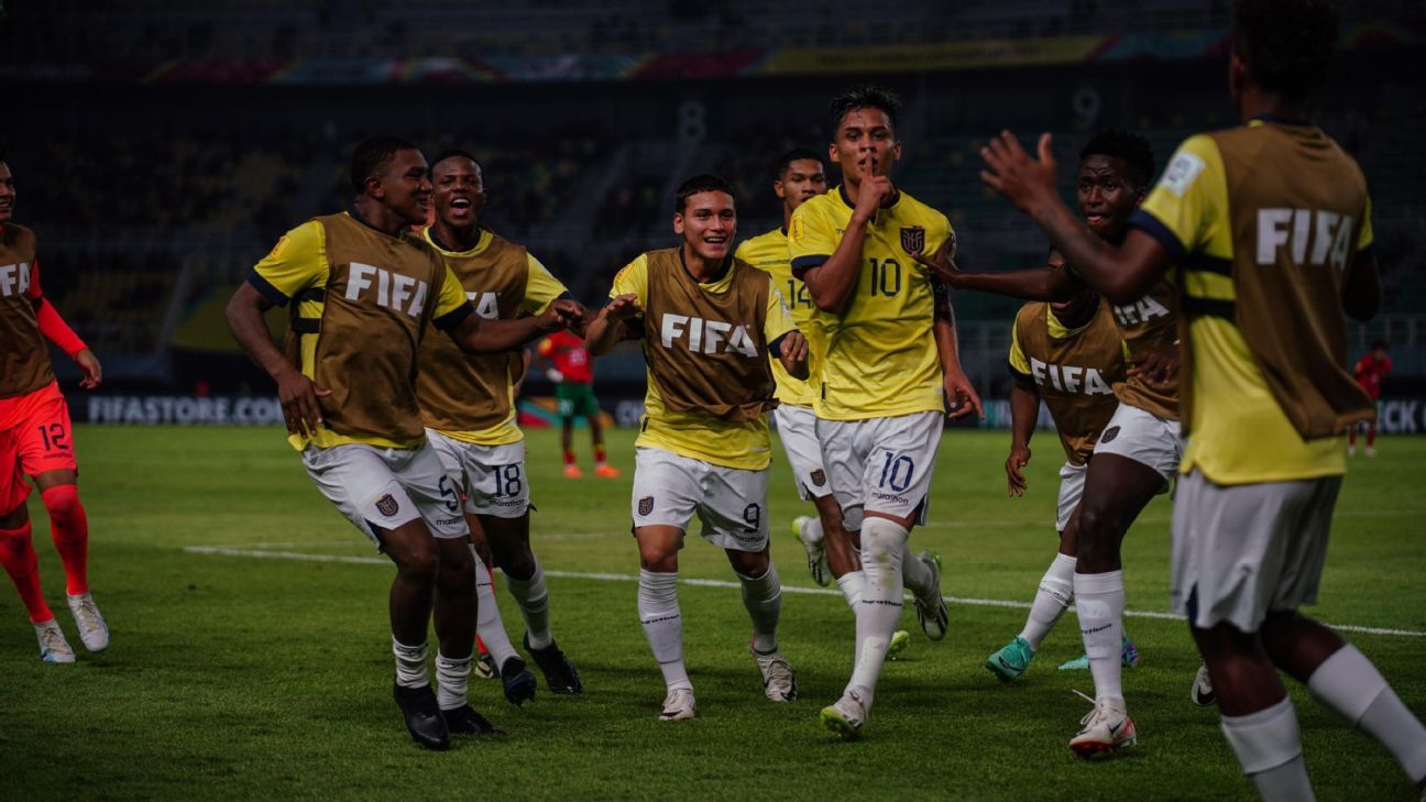 Ecuador derrotó a Marruecos y sueña con ir a los octavos de final del Mundial Sub 17 - ESPN
