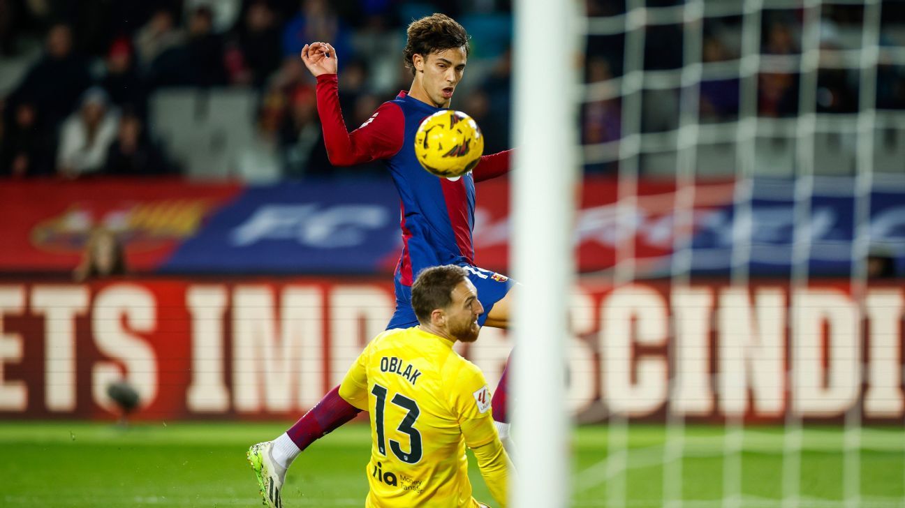 Joao Félix fue el gran protagonista del triunfo del Barcelona sobre el Atlético de Madrid - ESPN