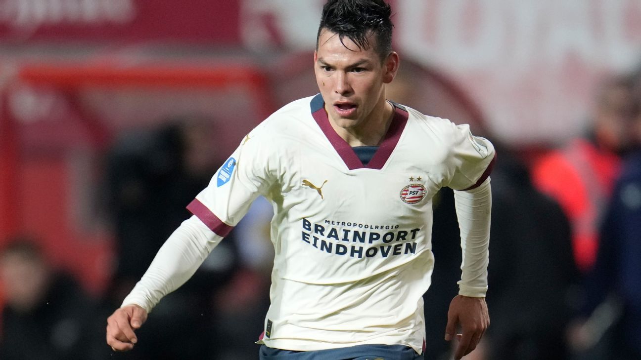 Chucky' Lozano regresó al cien a los entrenamientos del PSV - ESPN