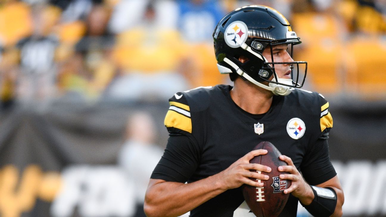 Steelers voltean ahora a Mason Rudolph como quarterback titular - ESPN