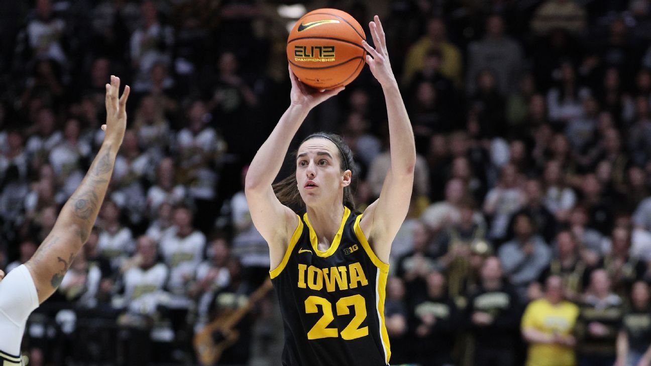 Iowa's Caitlin Clark breaks NCAA women's hoops scoring record - ESPN