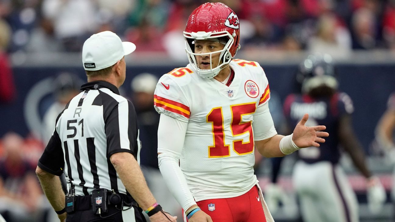 ¿El arbitraje ayuda a Chiefs, qué dicen las estadísticas? - ESPN