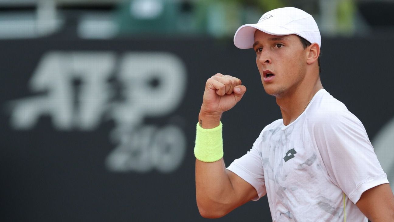 Luciano Darderi ganó su primer partido en el Argentina Open - ESPN