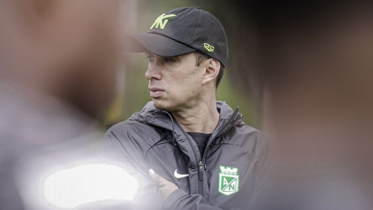 Los números de Jhon Bodmer como DT de Nacional ante los grandes de Colombia - ESPN