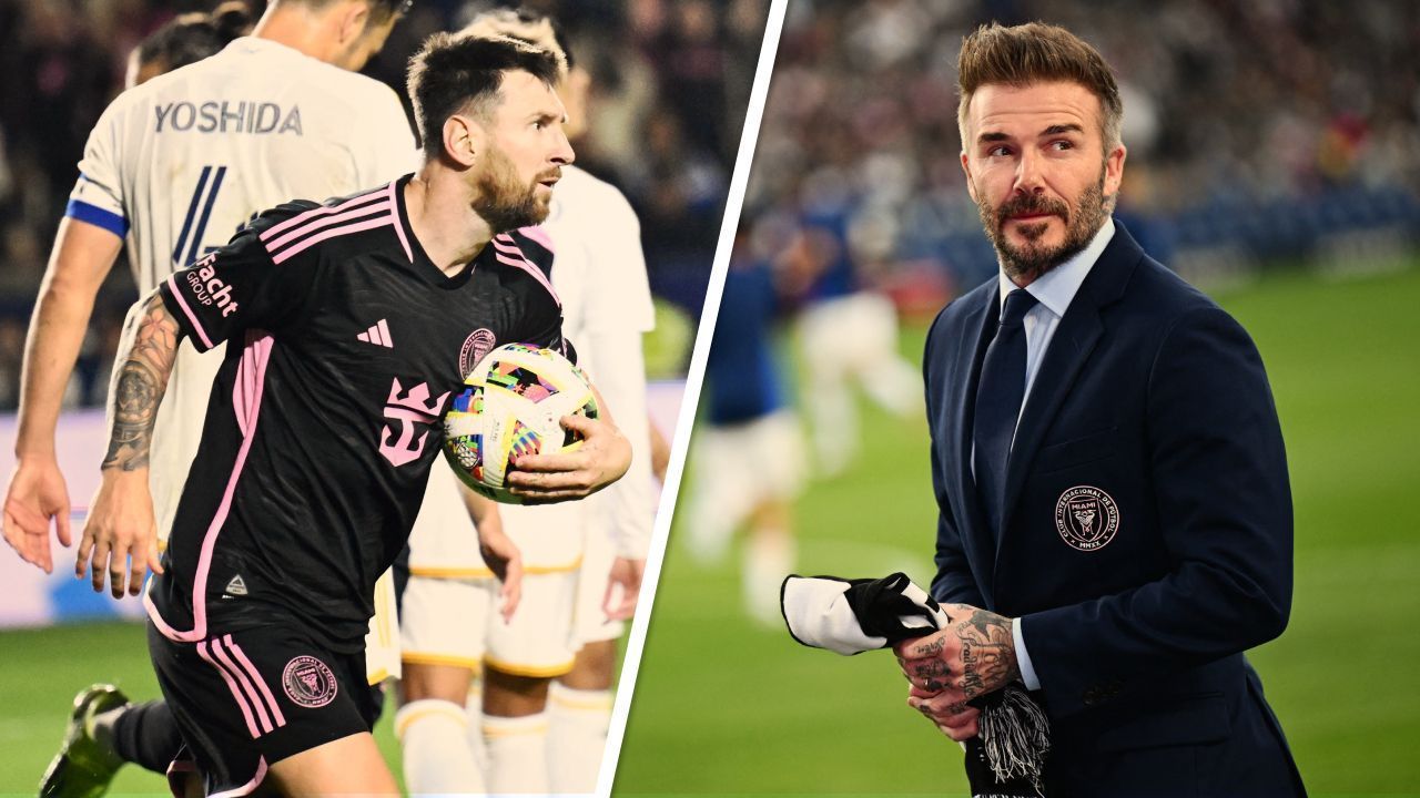 Beckham sigue sin creer que Messi esté en su Inter Miami - ESPN