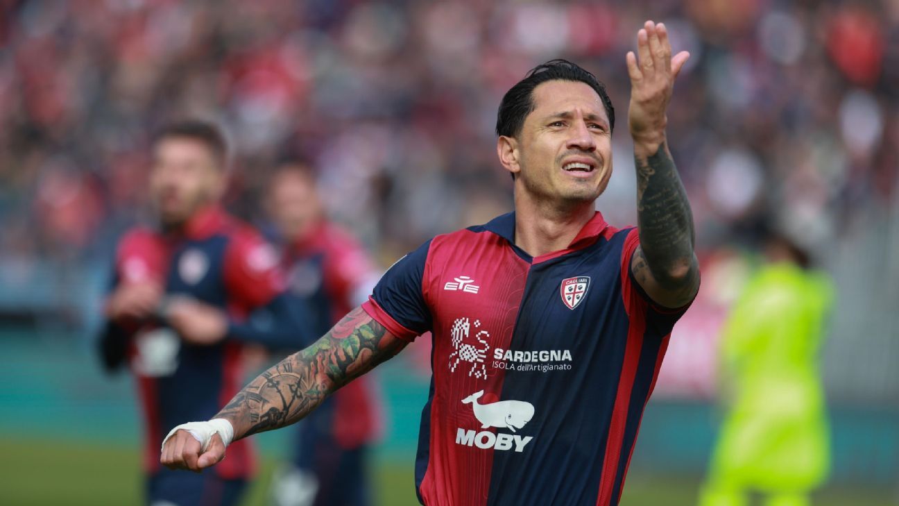 Gianluca Lapadula volvió al gol con el Cagliari - ESPN