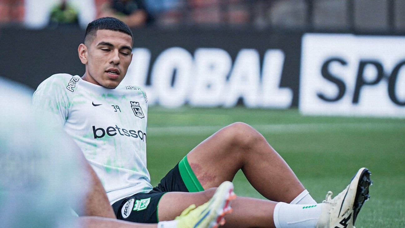 Emilio Aristizábal, por primera vez titular en Atlético Nacional - ESPN
