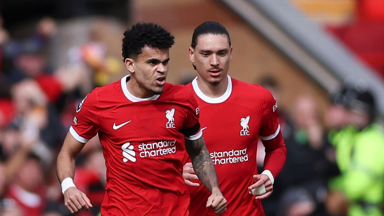 La jugada que casi termina en un gol muy curioso de Darwin Núñez para Liverpool - ESPN