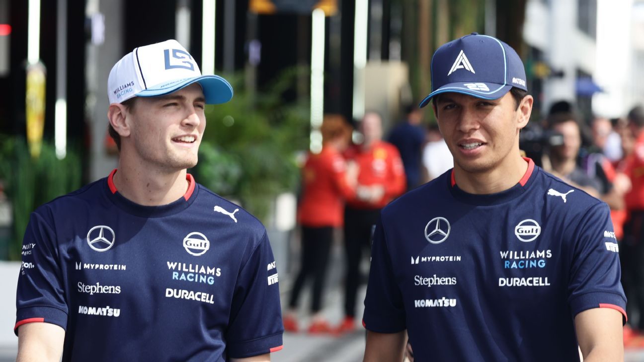 Williams' Sargeant to race with Albon's repaired chassis in Japan - ESPN