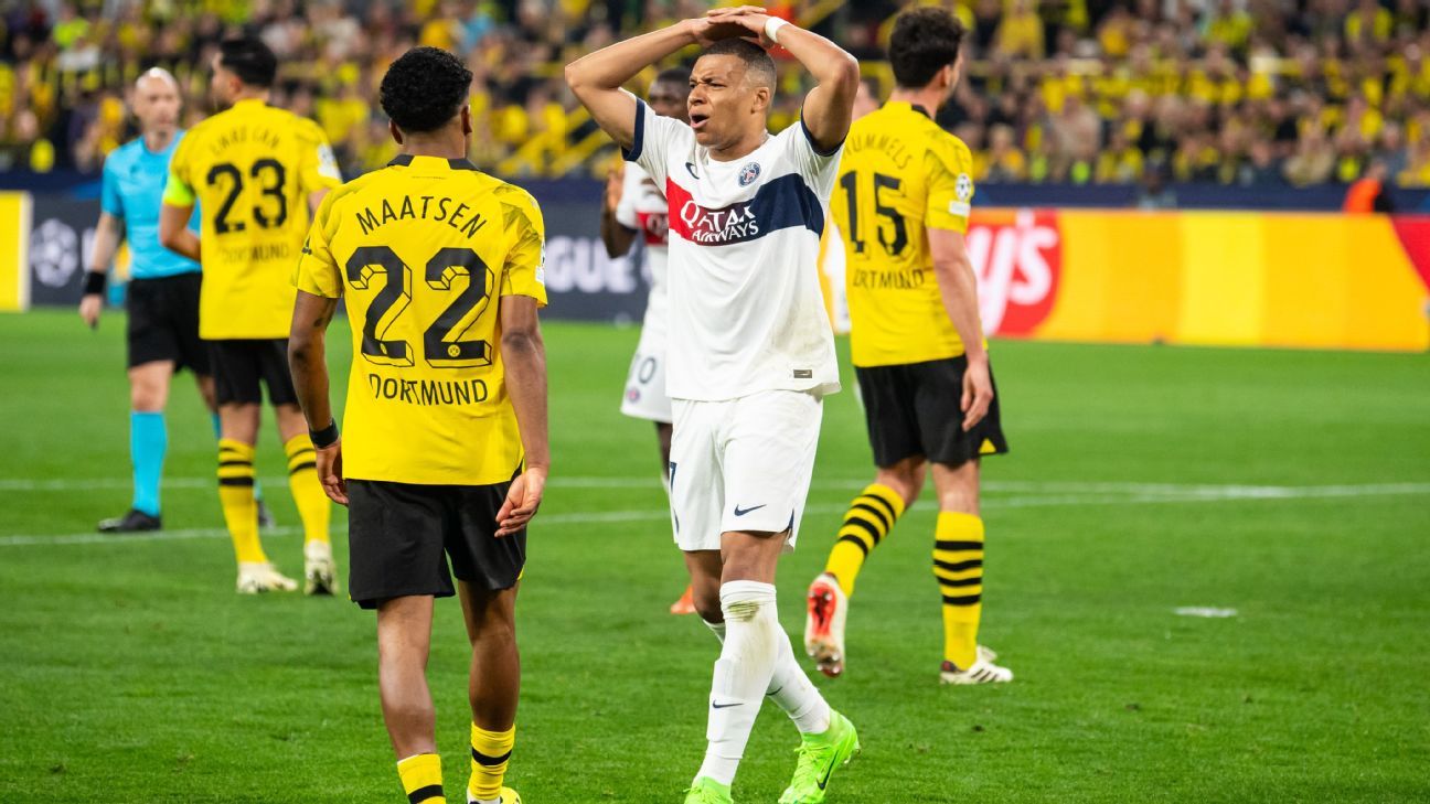 PSG vs. Borussia Dortmund: Horarios, posibles alineaciones y dónde ver - ESPN