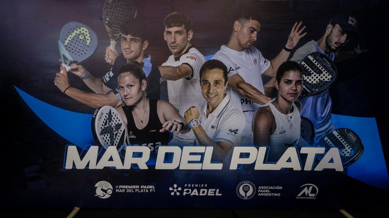 El Premier Padel Mar del Plata P1 arranca este sábado con la qualy - ESPN