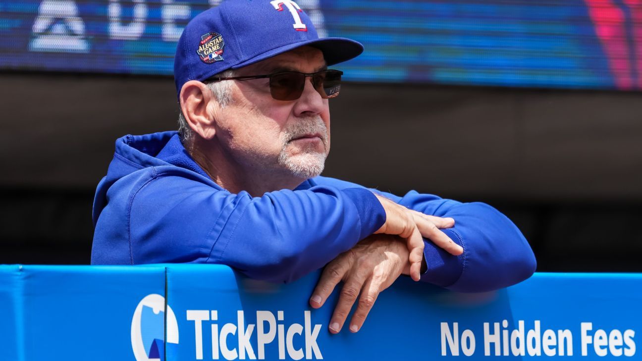 Manager Bruce Bochy to miss Texas Rangers' game Monday - ESPN