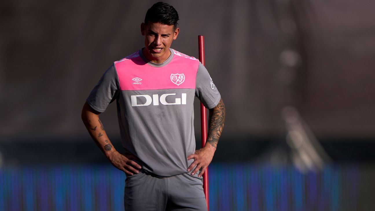 James Rodríguez: Factores que lo harán brillar en Rayo Vallecano - ESPN