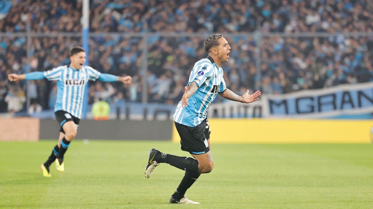 Almendra convirtió un golazo a los 18 segundos y adelantó a Racing ante Paranaense - ESPN