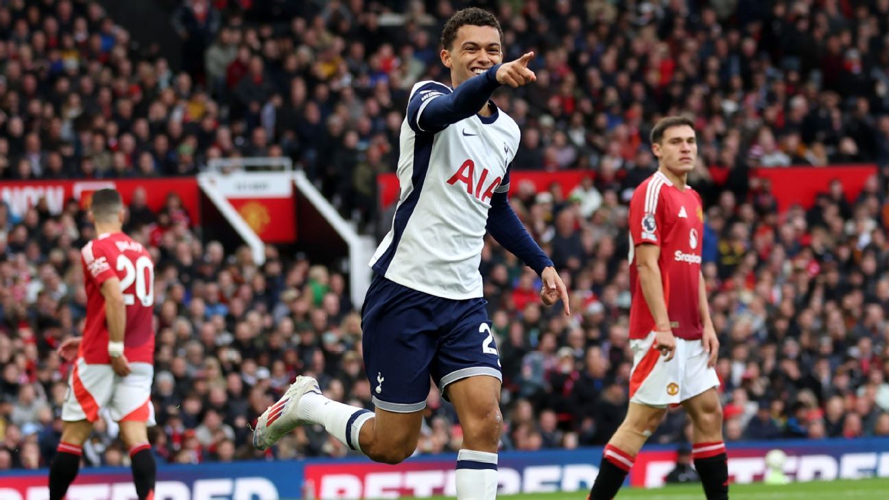 Manchester United y Tottenham se enfrentan en un partidazo por la Premier - ESPN