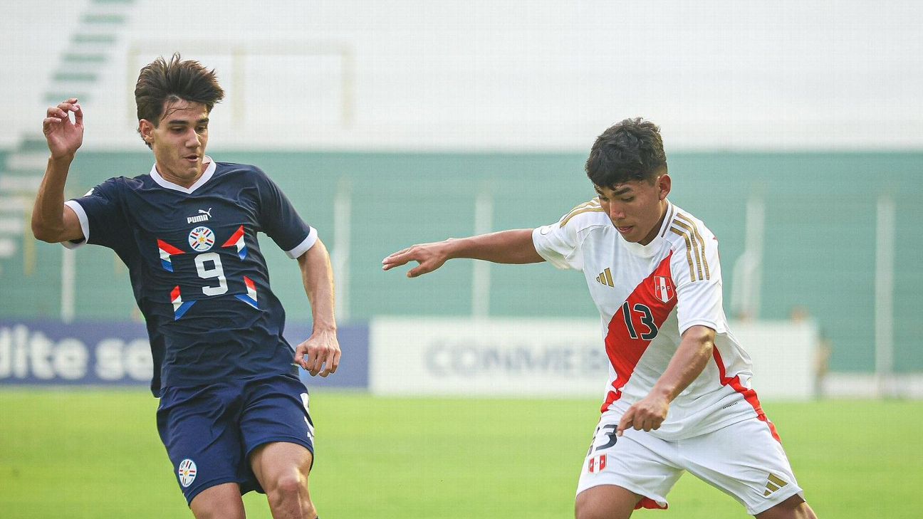 Perú cayó 2-0 ante Paraguay en el Sudamericano Sub 15 - ESPN