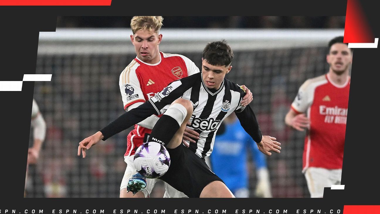 Cuándo juegan Newcastle vs Arsenal por la Premier League: equipo, fecha, hora y TV en vivo - ESPN