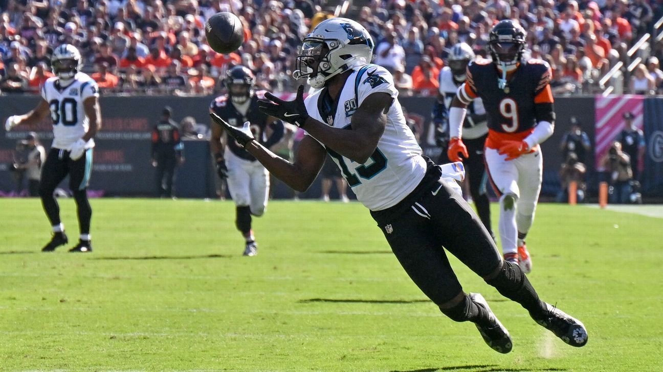 Sources - Cowboys trade 4th-rounder for Panthers WR Jonathan Mingo - ESPN