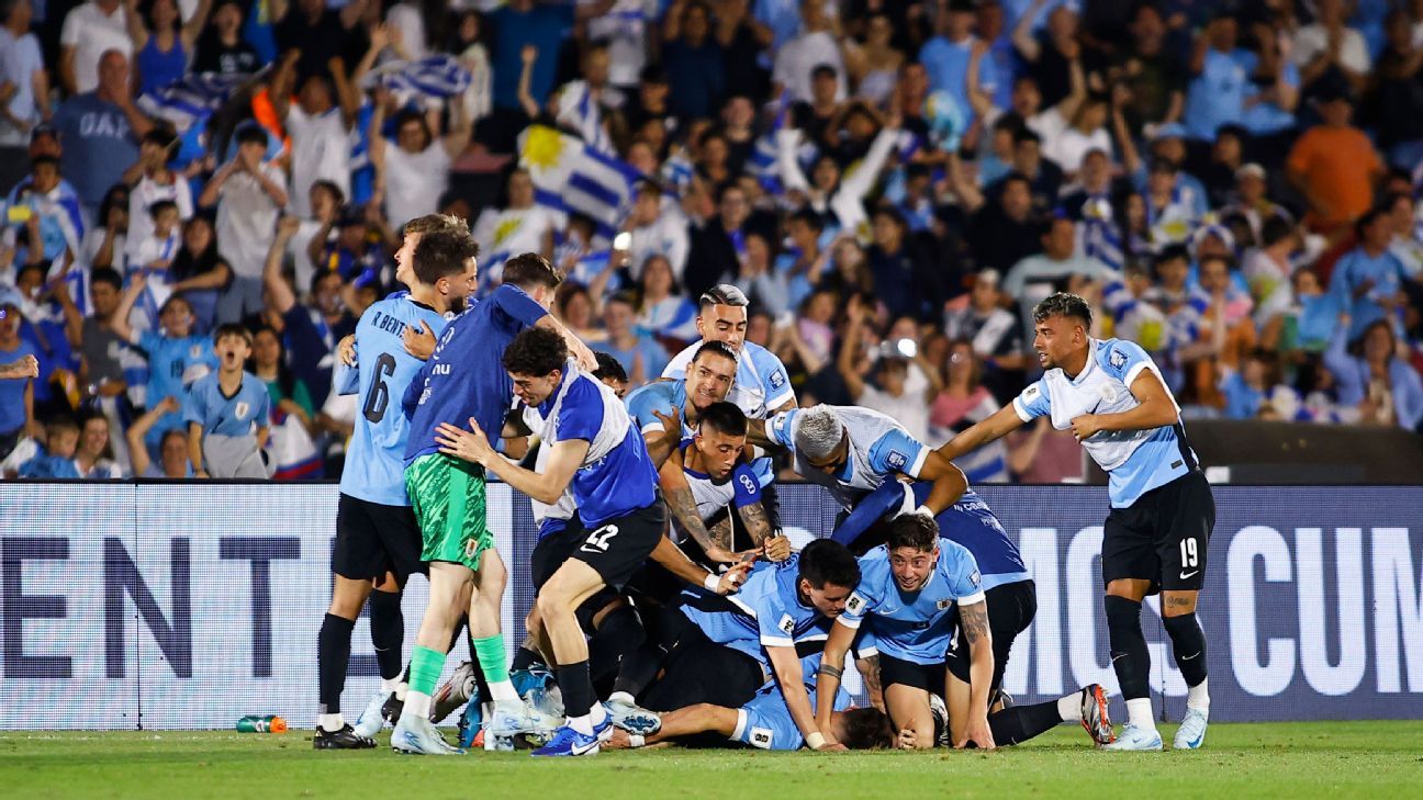 Los mensajes de los jugadores de Uruguay tras la victoria ante Colombia - ESPN