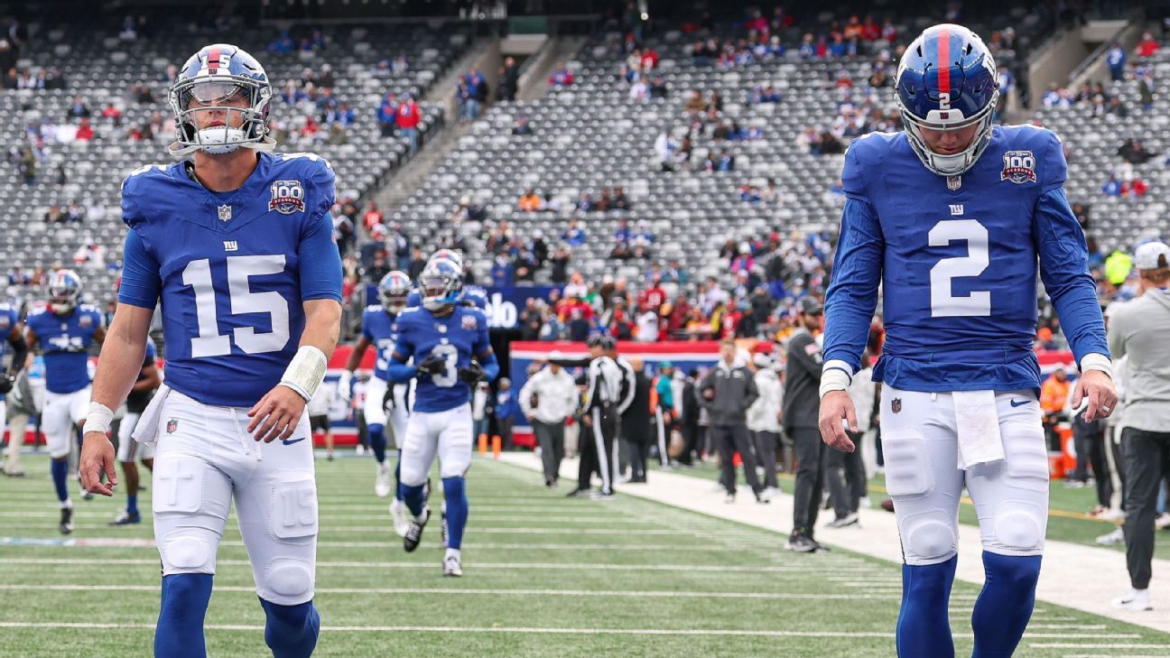 Giants QB Tommy DeVito listed as inactive vs. Cowboys - ESPN