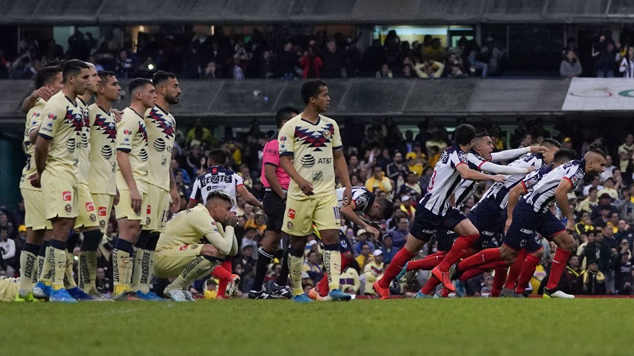 América busca revancha ante Rayados con pocos 'sobrevivientes' - ESPN