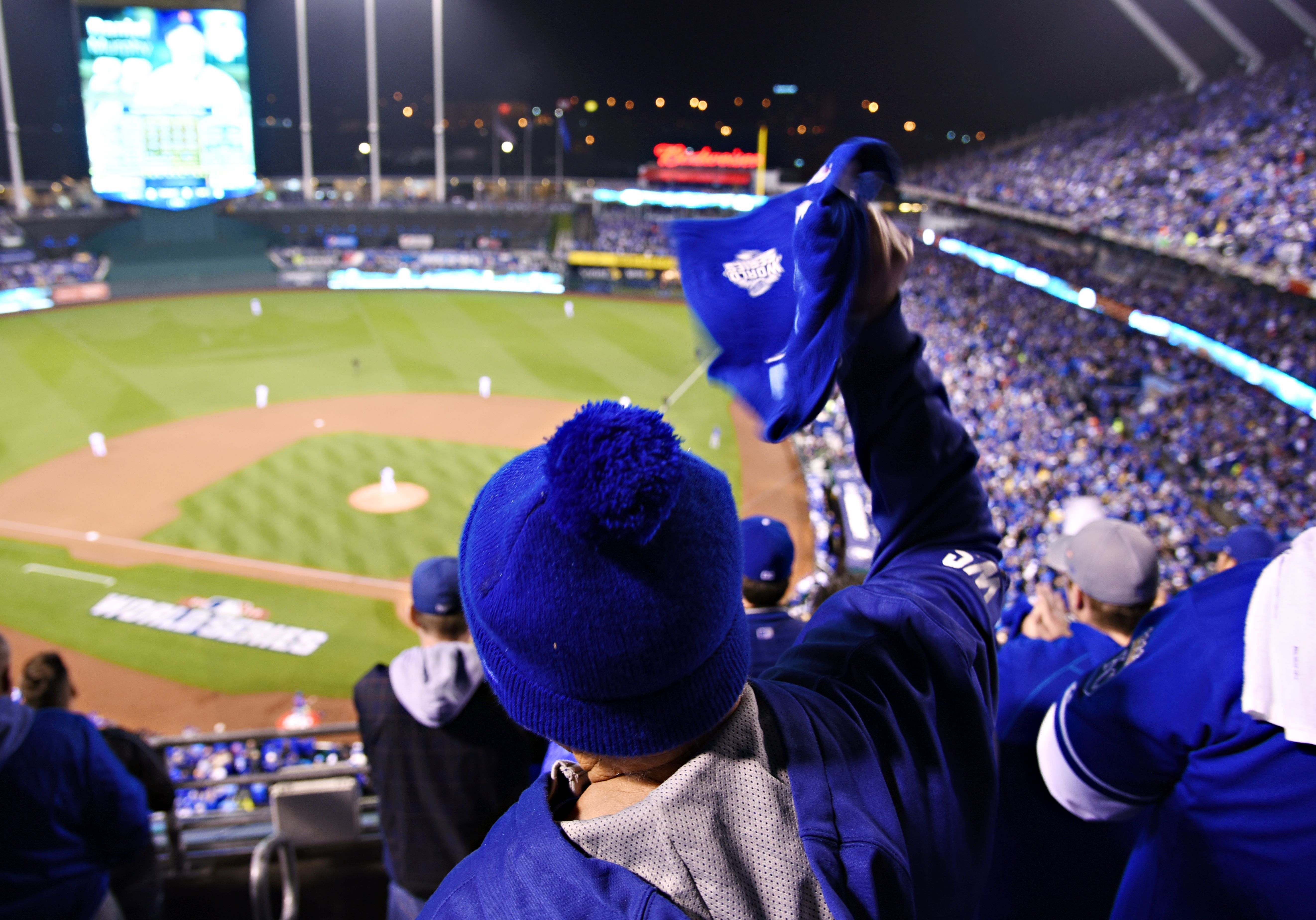 Los fieles de azul en KC