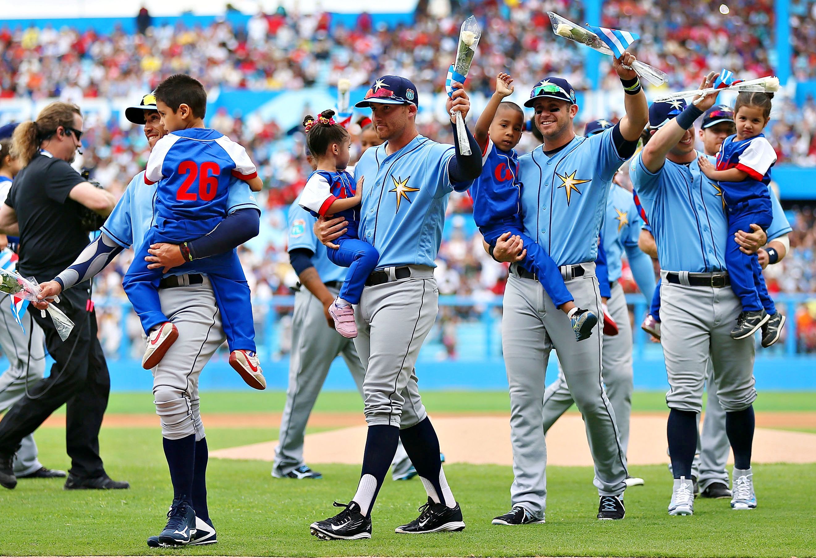 Jugadores de los Rays