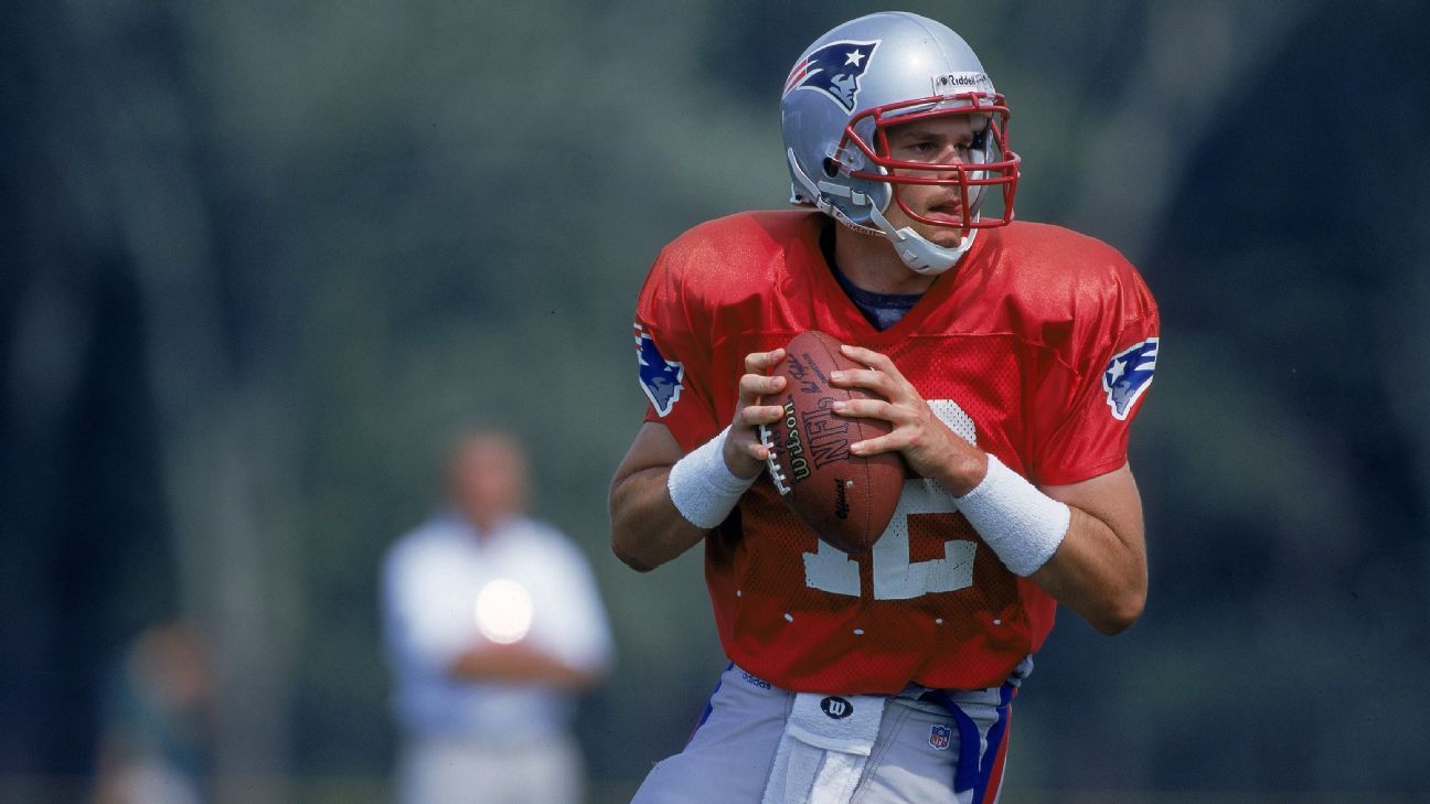 Tom Brady acudi� a su primer campamento de entrenamiento en el a�o 2000, tras ser reclutado por los New England Patriots en la sexta ronda del draft (N� 199 global).